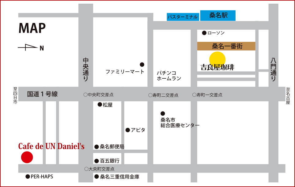 お店までの地図